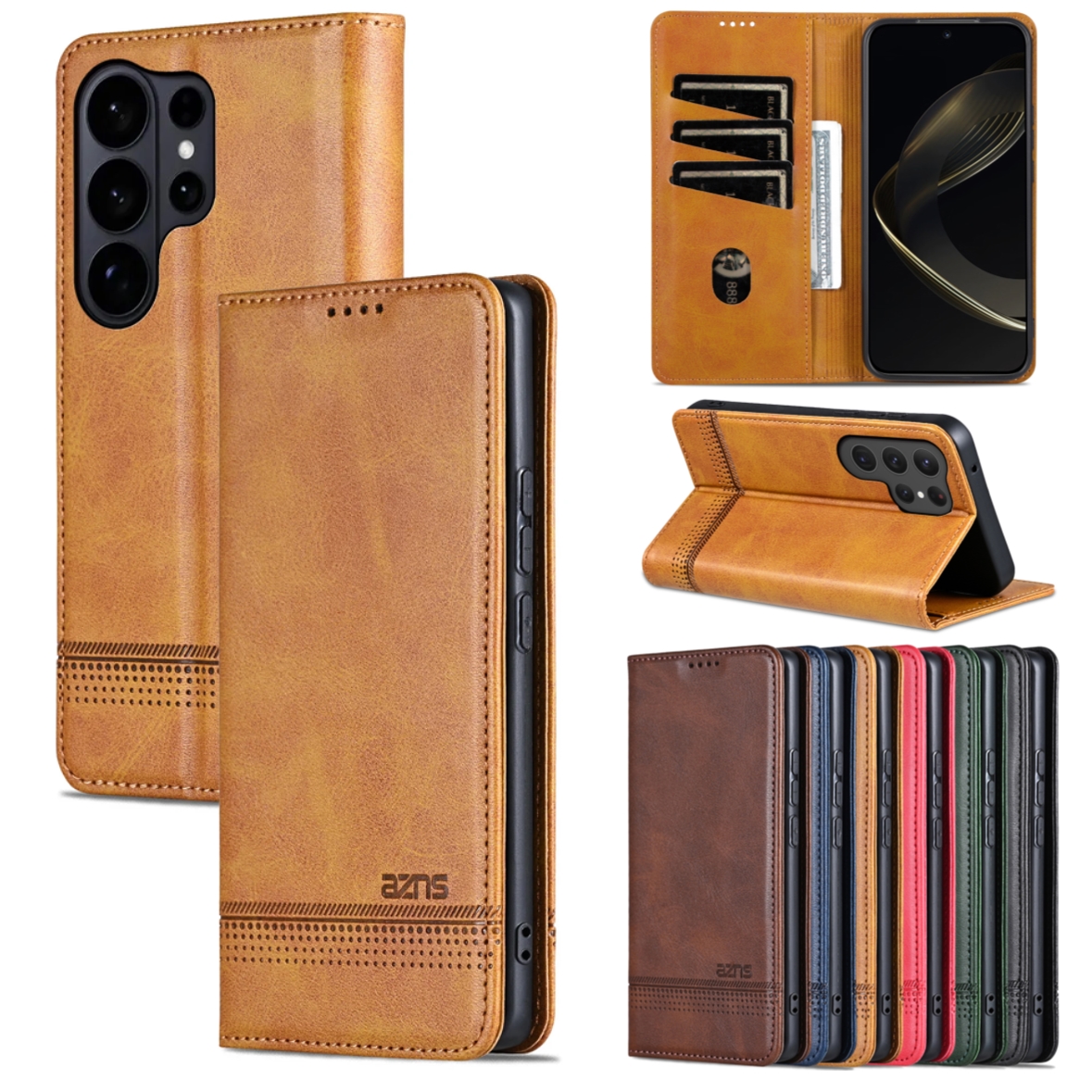 Board Game Book - Magnetic Leather Phone Case for Samsung