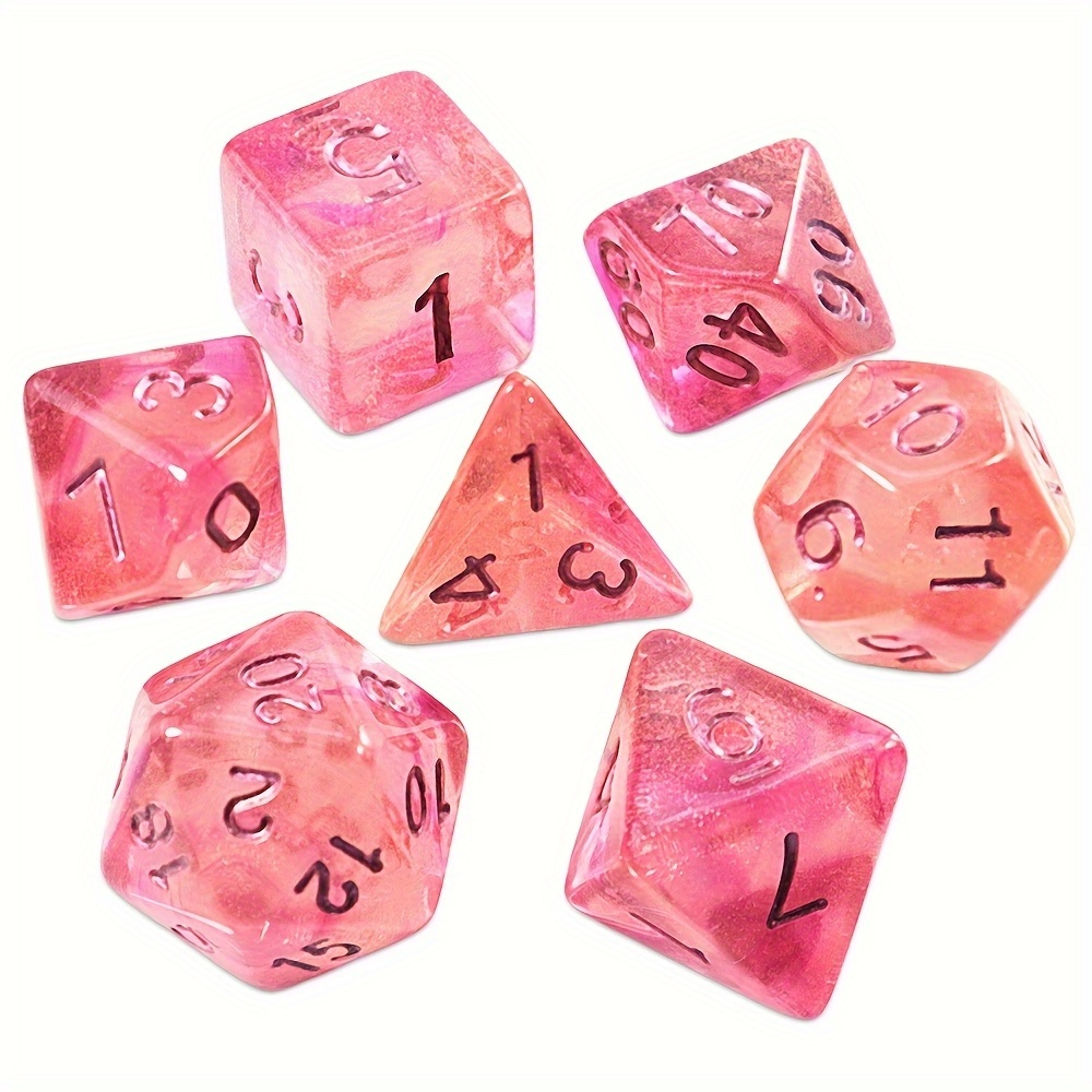 Board Game Pandemic - 7pcs High-End Crystal Style DND Polyhedral