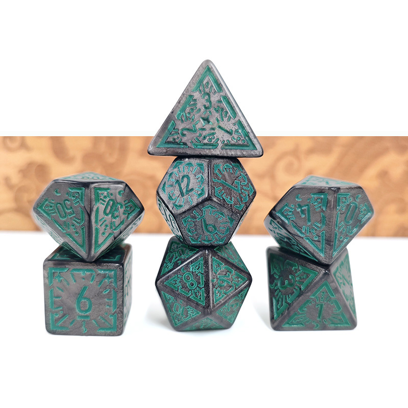 Board Game Pandemic - 7pcs/set DND Polyhedral Dice Suit Fluorescence