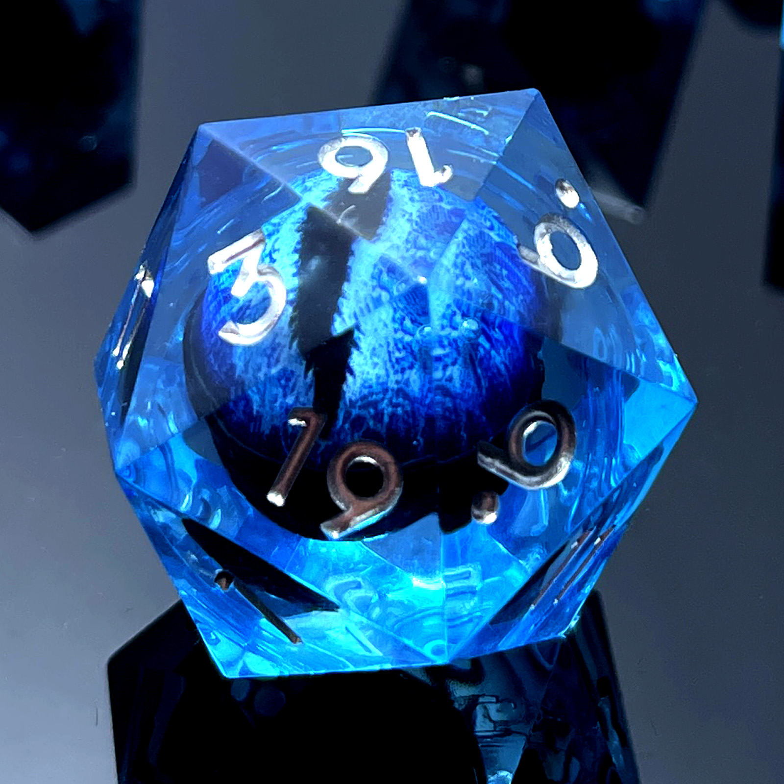 Board Game Pandemic - Boardgame 7 Die Polyhedral Crystal Dragon