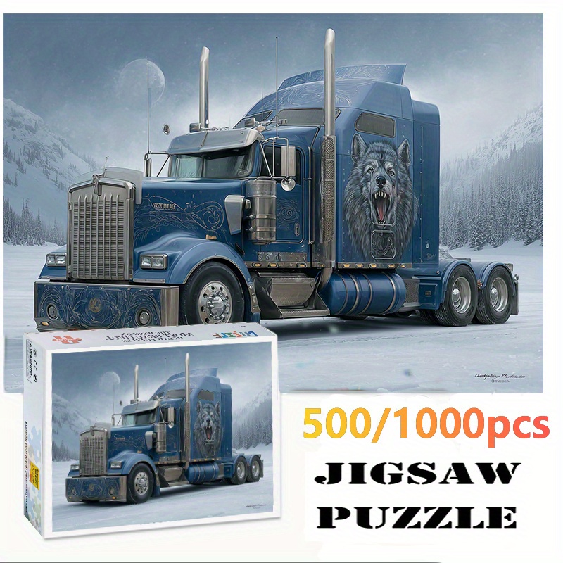 Jigsaw Puzzle Adult - 500-1000 Thickened Adult Jigsaw Puzzles -