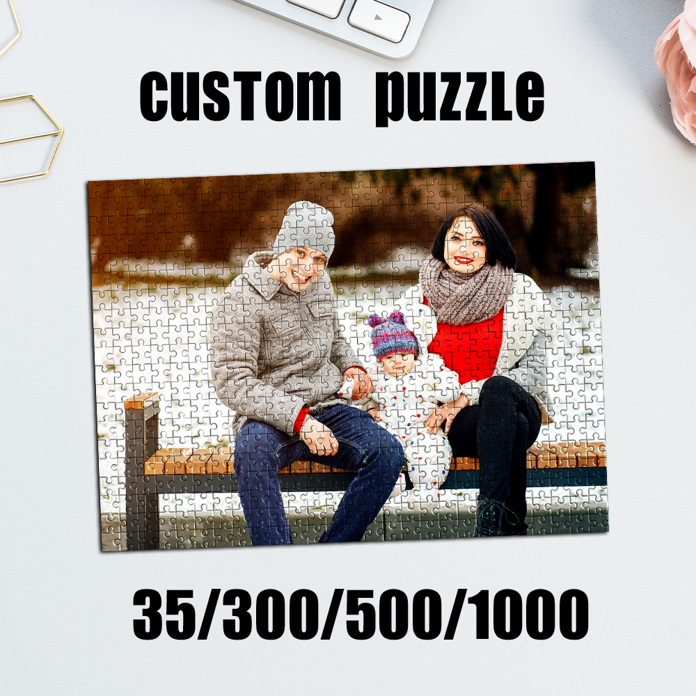 Jigsaw Puzzle Adult - 35/300/500/1000pcs Personalized Custom Photo Puzzle DIY