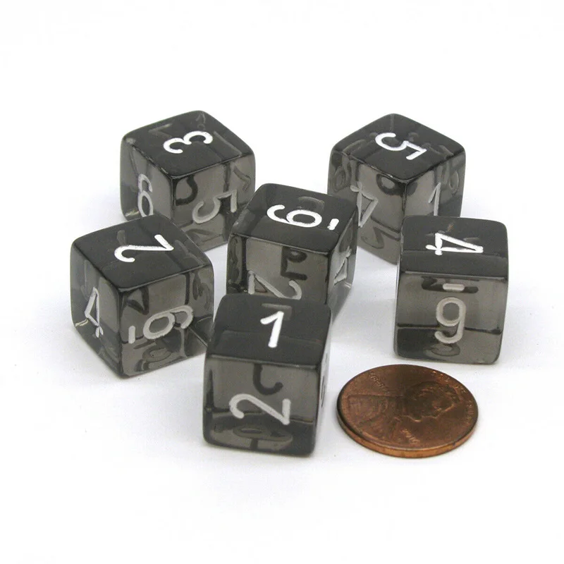 Dice Tower Wooden - 10pcs/set Transparent Black/Yellow Digital Dice Board