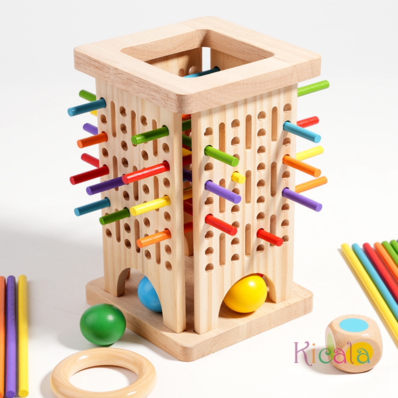 Montessori Game Wooden Board G - Dice Tower Wooden avis et prix
