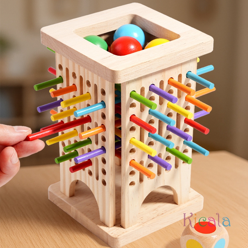 Montessori Game Wooden Board G - Dice Tower Wooden avis et prix