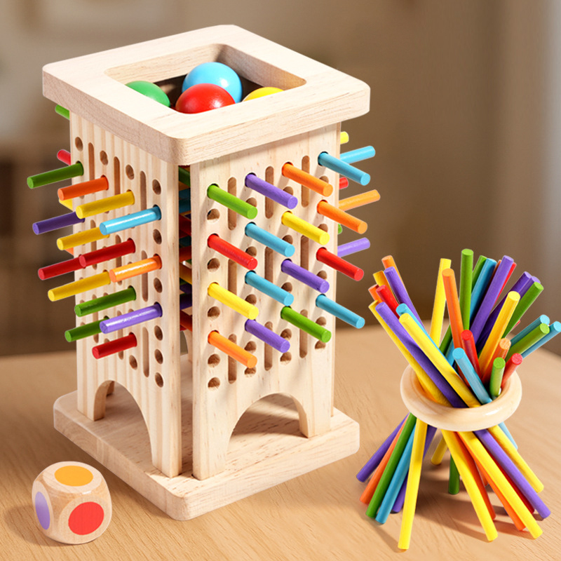 Montessori Game Wooden Board G - Dice Tower Wooden avis et prix