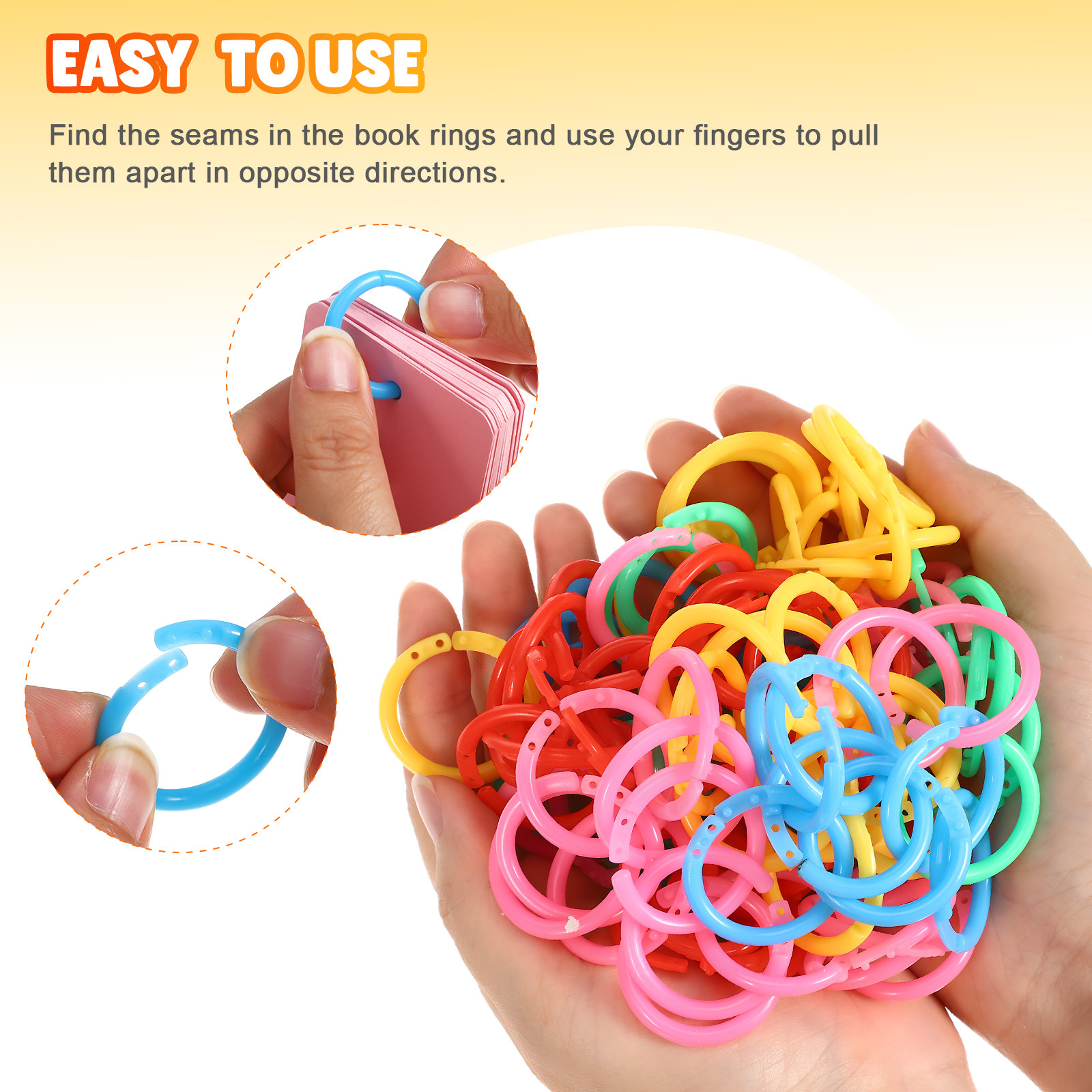 120Pcs Binding Rings Plastic B - Board Game Book avis et prix