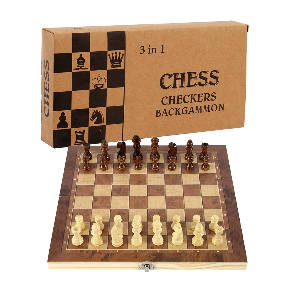 3 in 1 Chess Board, Folding Wo - Board Game Quacks avis et prix