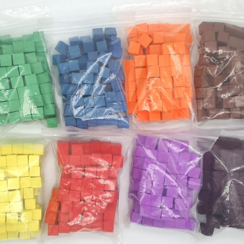 100Pcs/lots 10mm Wood Cubes Co - Board Game Verdant avis et prix