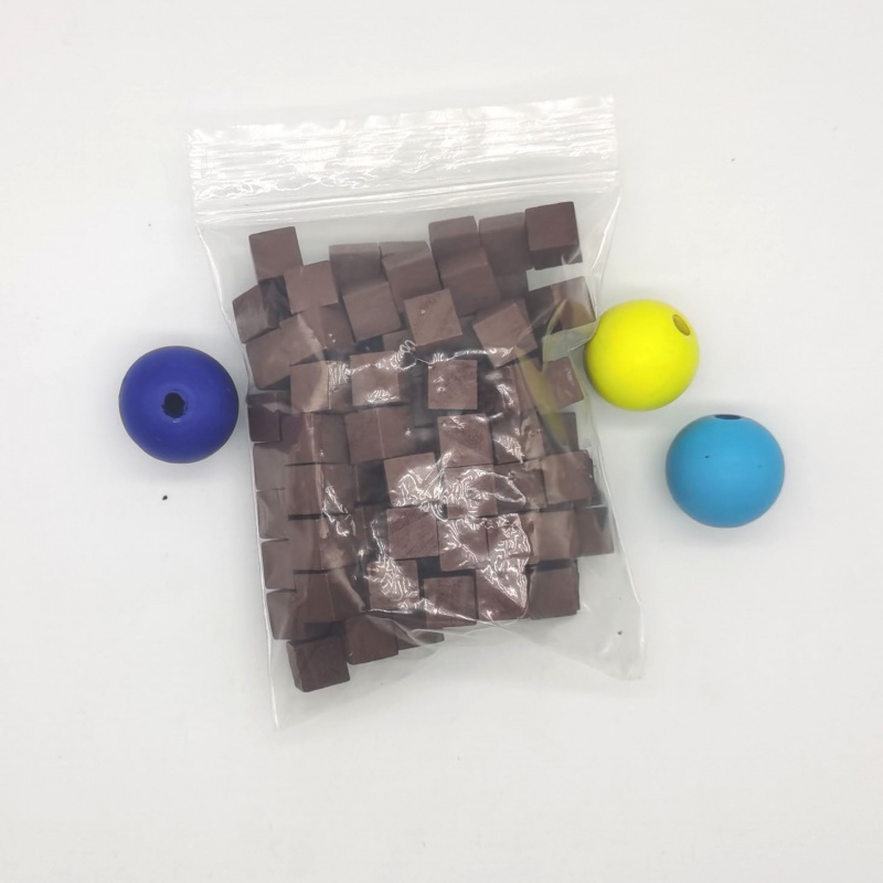 100Pcs/lots 10mm Wood Cubes Co - Board Game Verdant avis et prix