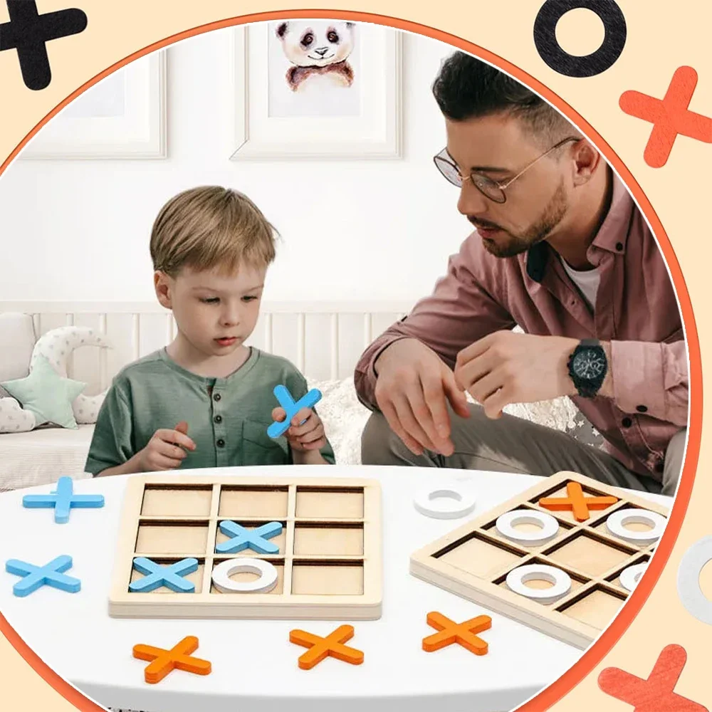 Wooden XO Tic Tac Toe Game Min - Board Game Idea avis et prix