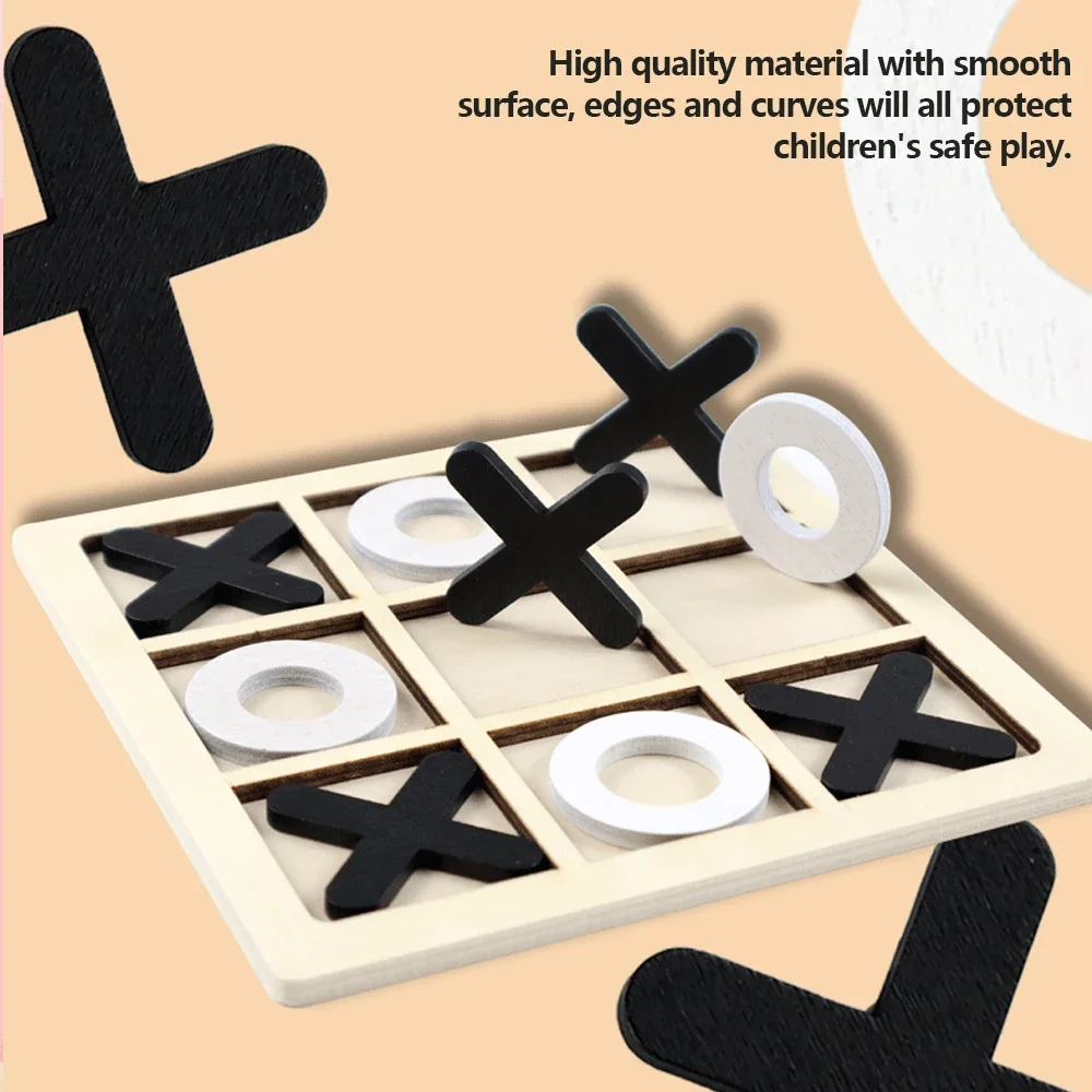 Wooden XO Tic Tac Toe Game Min - Board Game Idea avis et prix
