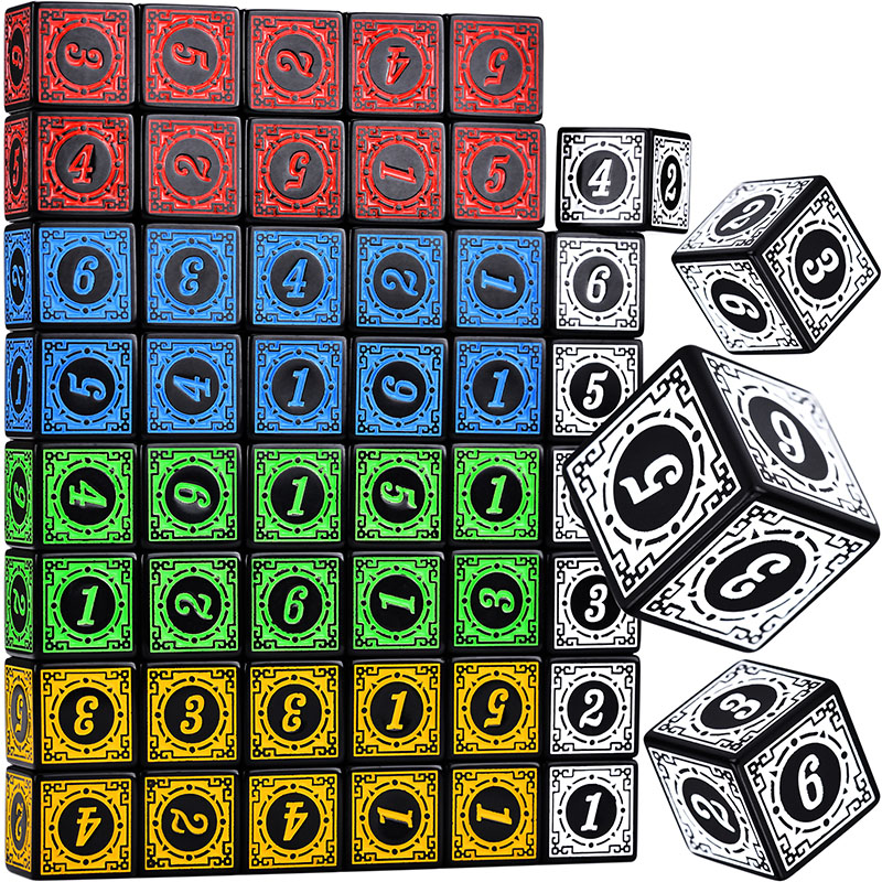 10PCS/Set Acrylic Dice Set D6  - Board Game Pandemic avis et prix