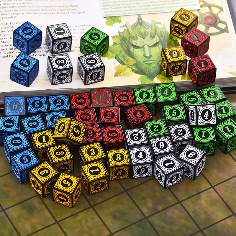 10PCS/Set Acrylic Dice Set D6  - Board Game Pandemic avis et prix