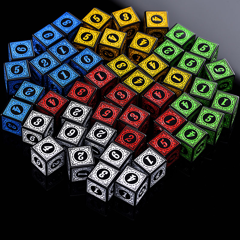 10PCS/Set Acrylic Dice Set D6  - Board Game Pandemic avis et prix