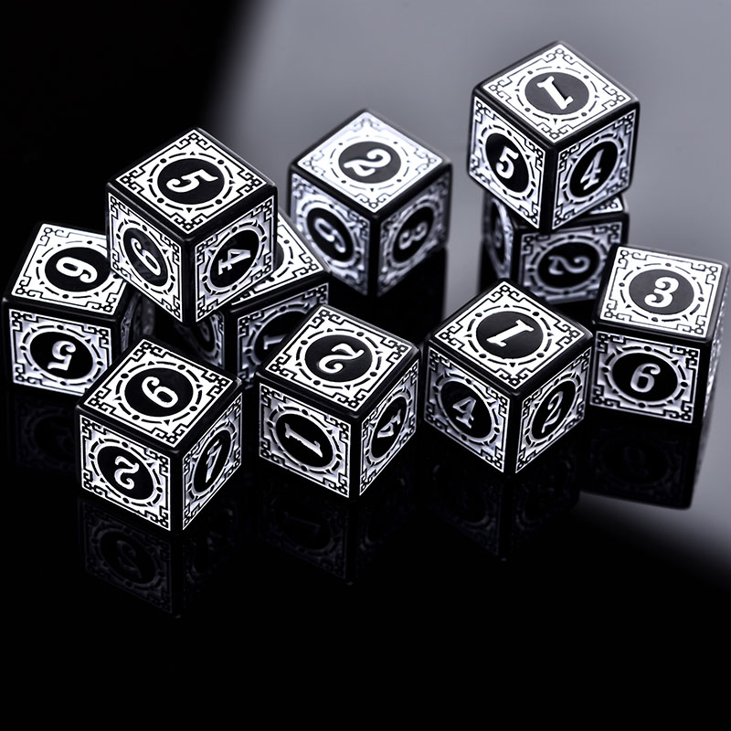 10PCS/Set Acrylic Dice Set D6  - Board Game Pandemic avis et prix
