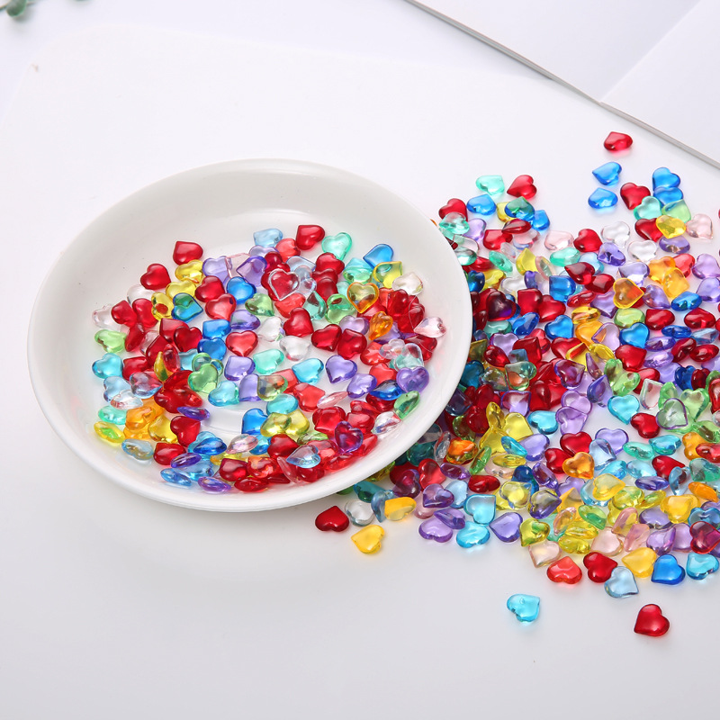 100PCS 10*4mm Heart Shape Acry - Board Game Verdant avis et prix
