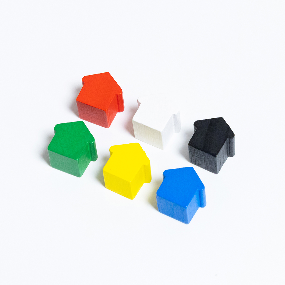 100Pcs Little House Meeples, 1 - Board Game Verdant avis et prix