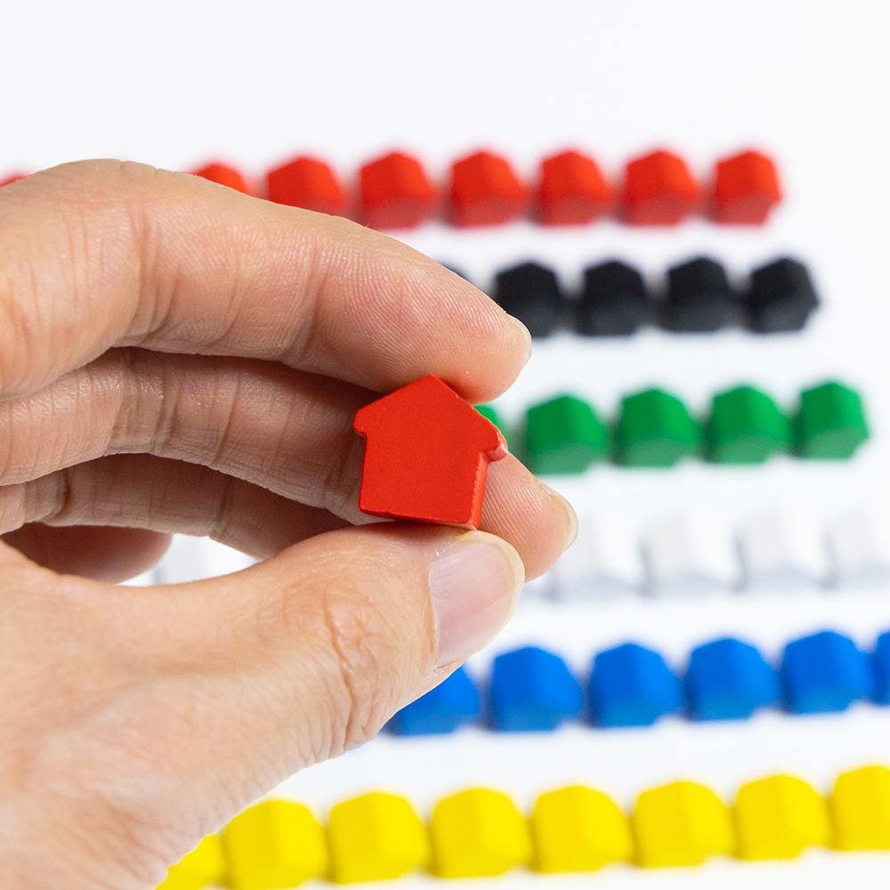 100Pcs Little House Meeples, 1 - Board Game Verdant avis et prix