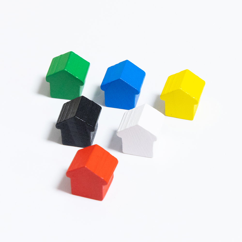 100Pcs Little House Meeples, 1 - Board Game Verdant avis et prix