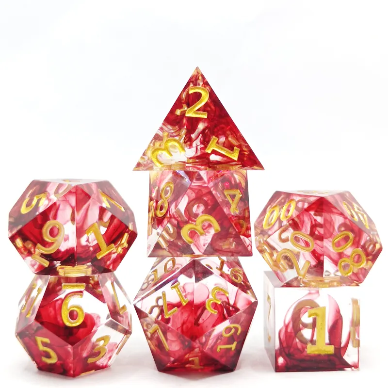 7PCS resin sharp polyhedral di - Board Game Pandemic avis et prix