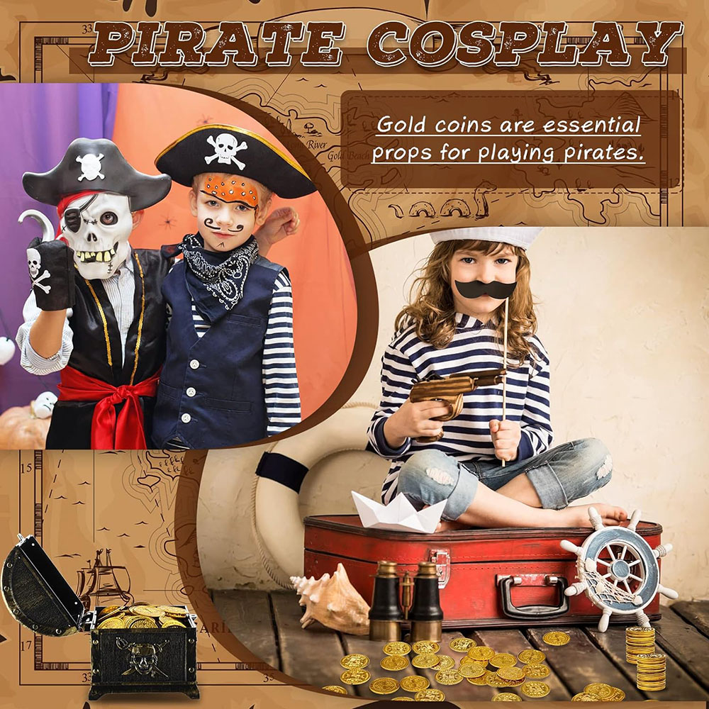100/200/300PCS Pirate Coins Tr - Board Game Verdant avis et prix