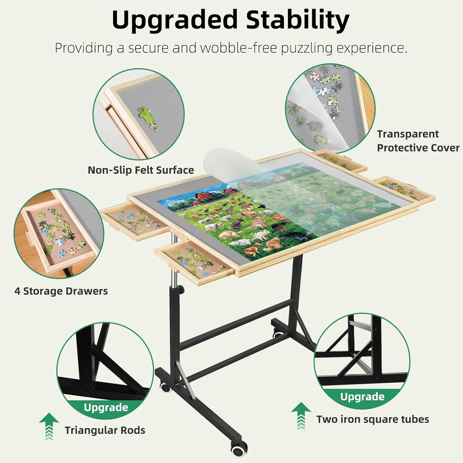 1500 Piece Puzzle Table with L - Jigsaw Puzzle Adult avis et prix