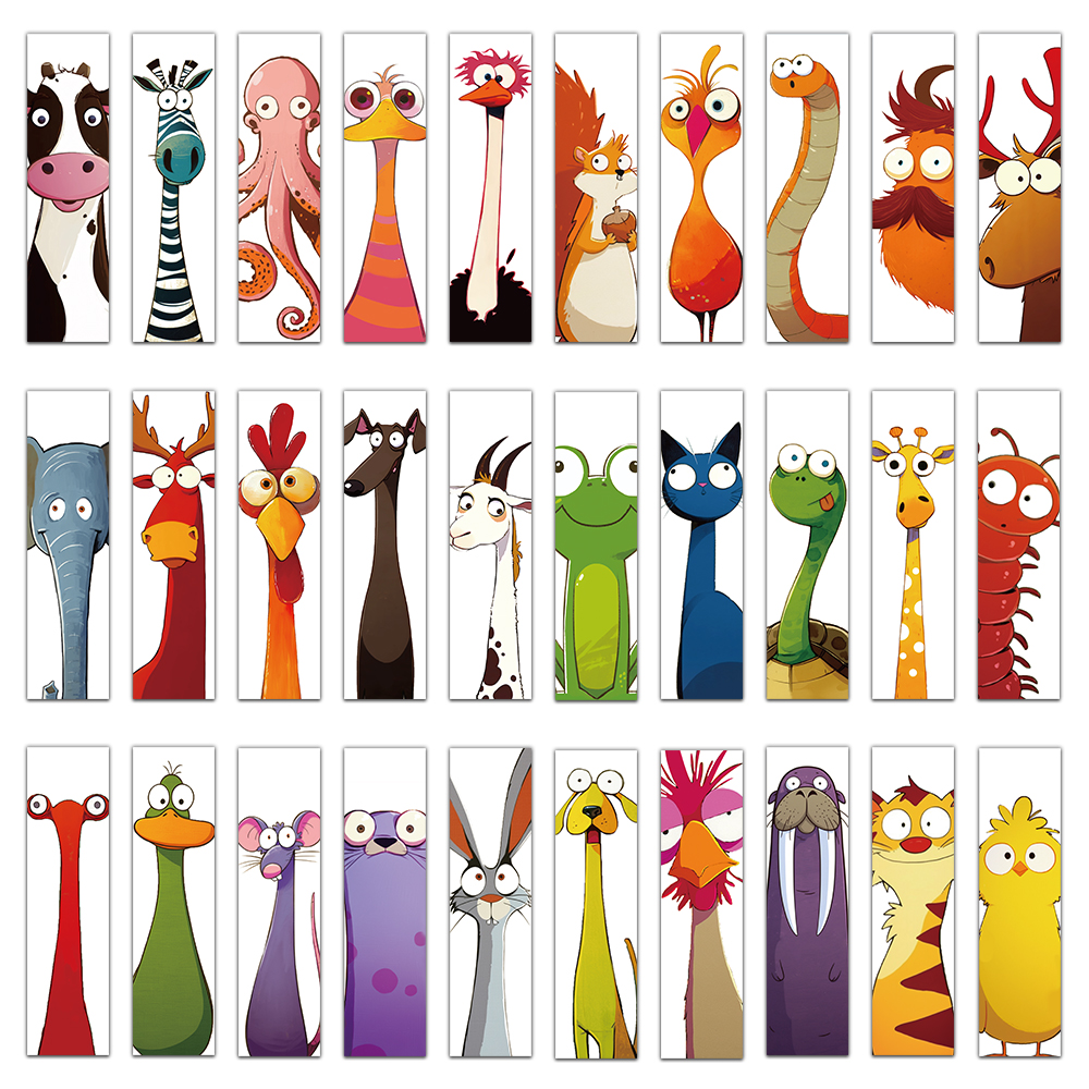 30PCS Animal Funny Bookmarks R - Board Game Book avis et prix