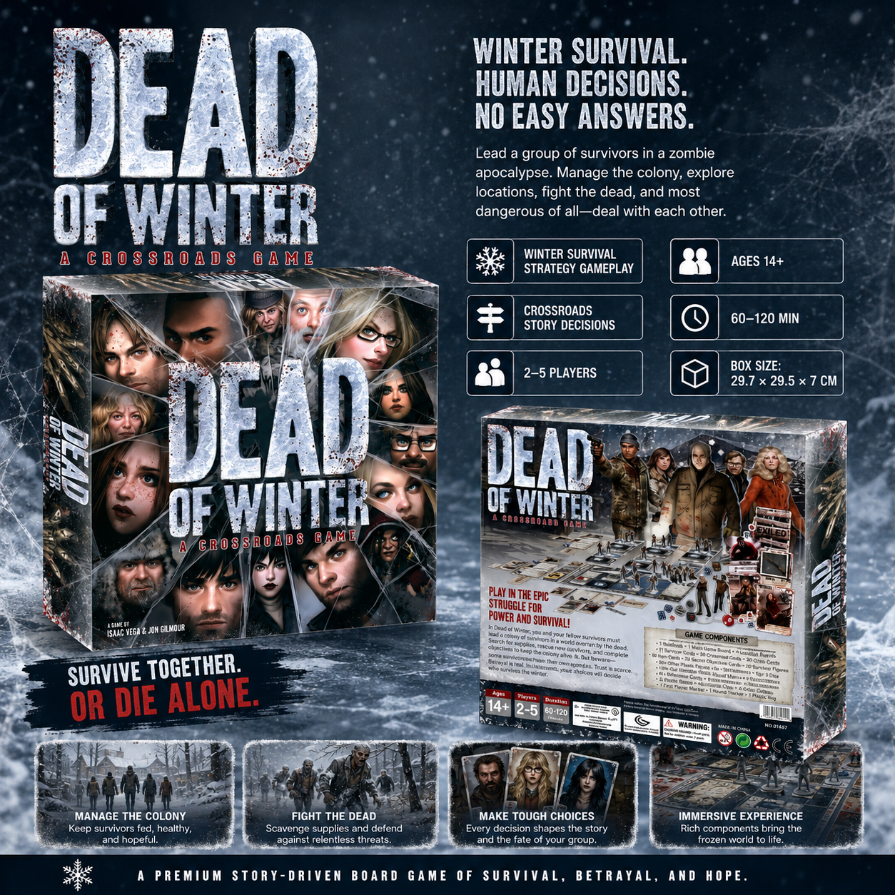 Dead of Winter Crossroads Zomb - Board Game Survive The Island avis et prix