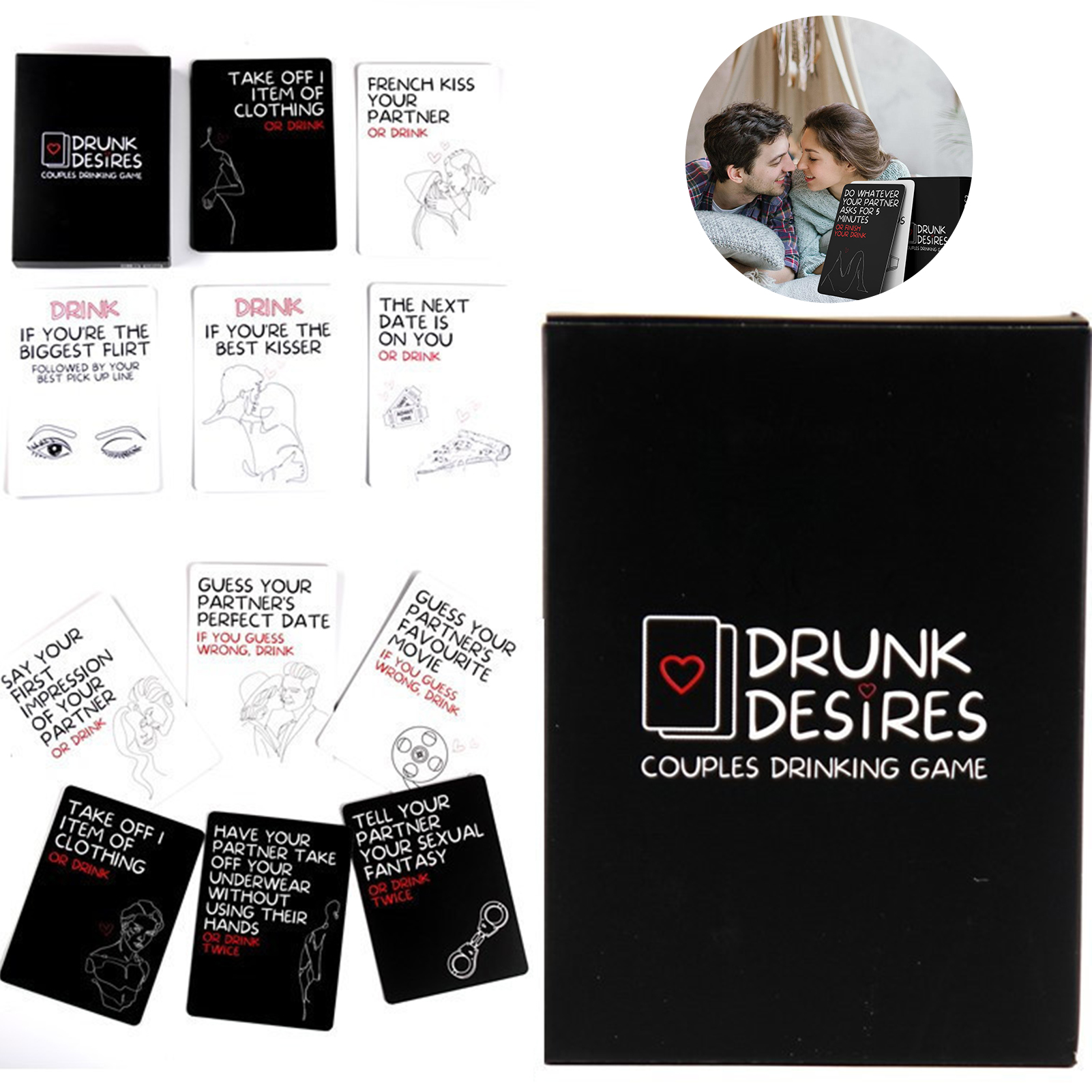 Drunk Couples Desires Card Gam - Board Game Coup avis et prix