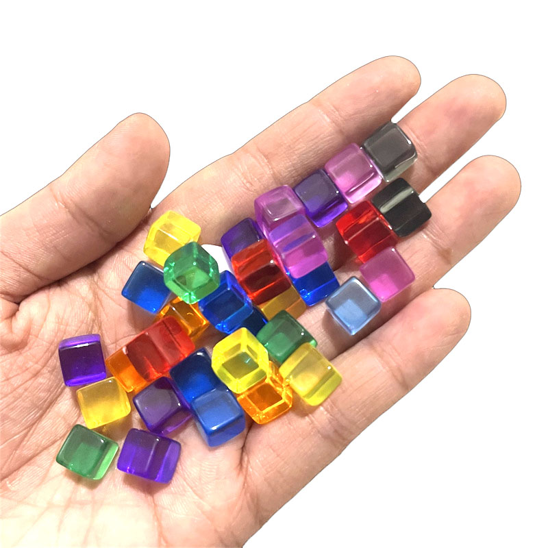 100pcs/set 8mm Clear Cube Dice - Board Game Verdant avis et prix