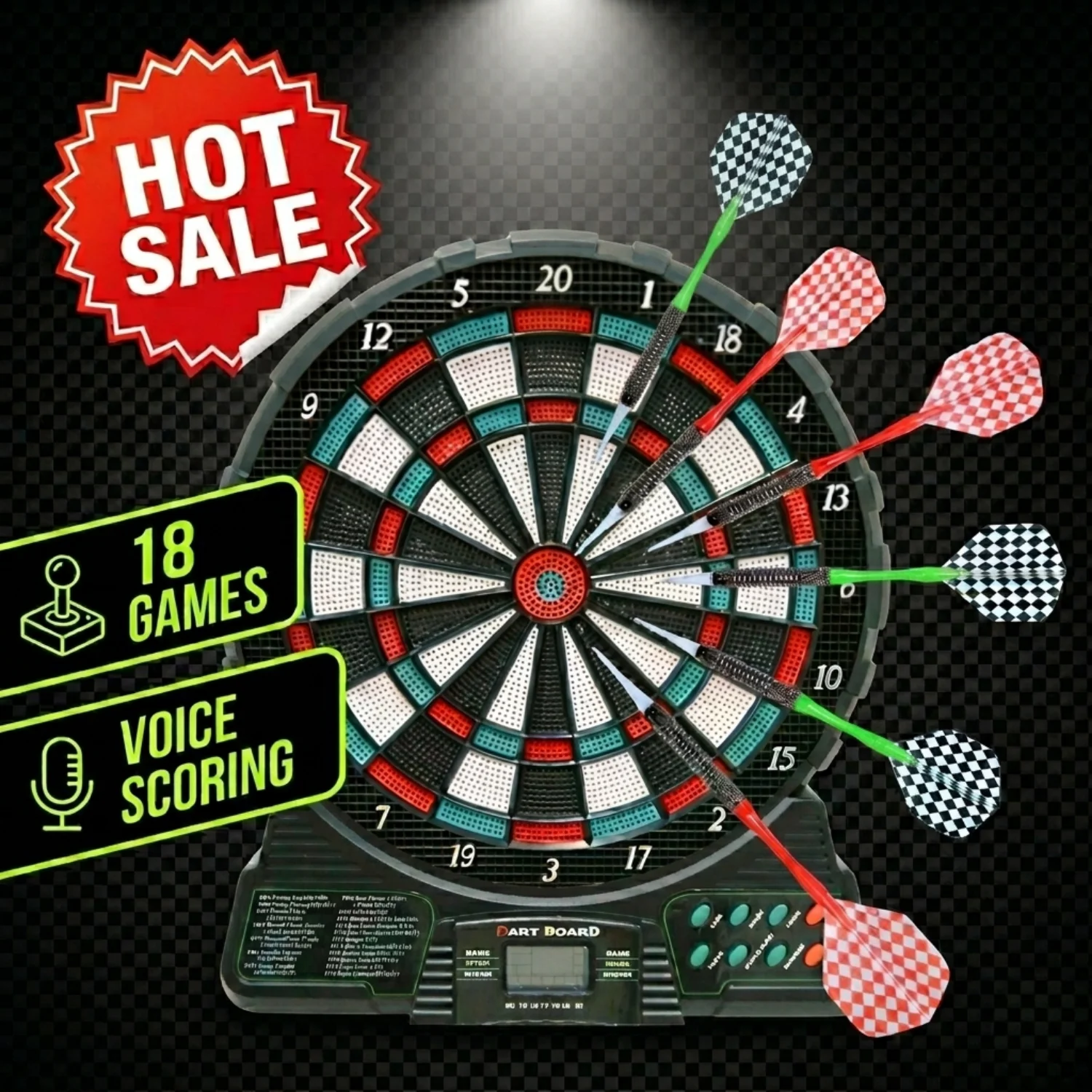 DartVibe Electronic Dart Board - Board Game Ranking avis et prix