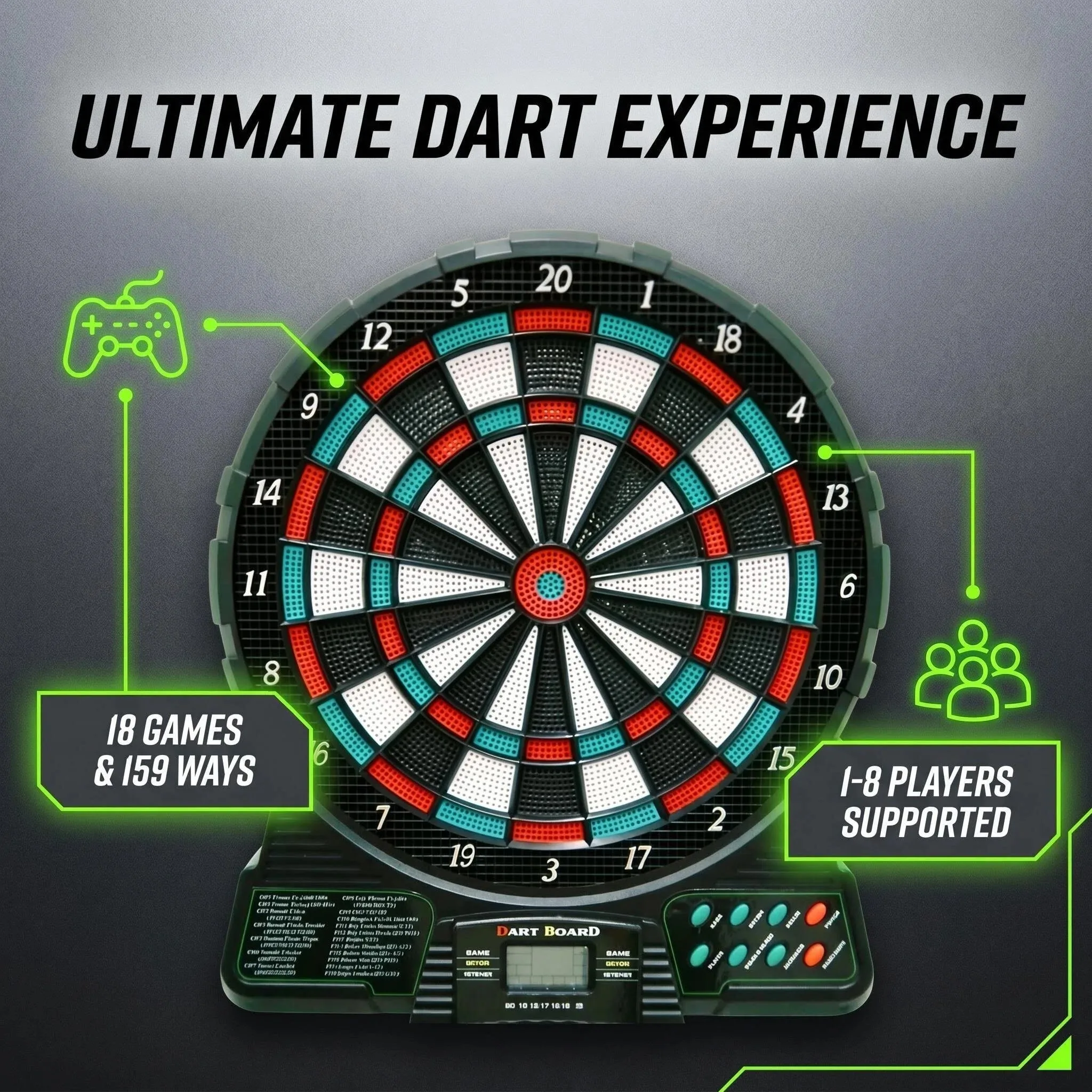 DartVibe Electronic Dart Board - Board Game Ranking avis et prix