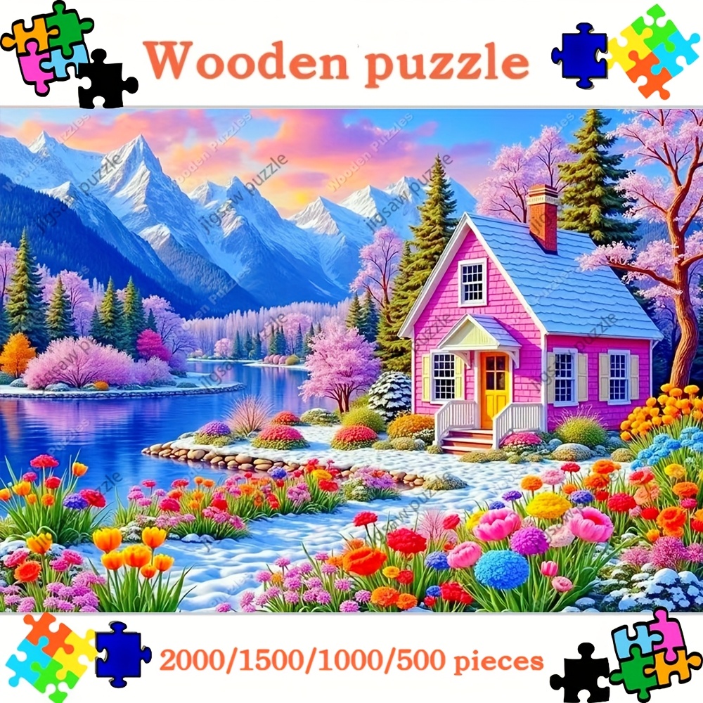 2000/1500/1000/500pcs Wooden J - Jigsaw Puzzle Adult avis et prix