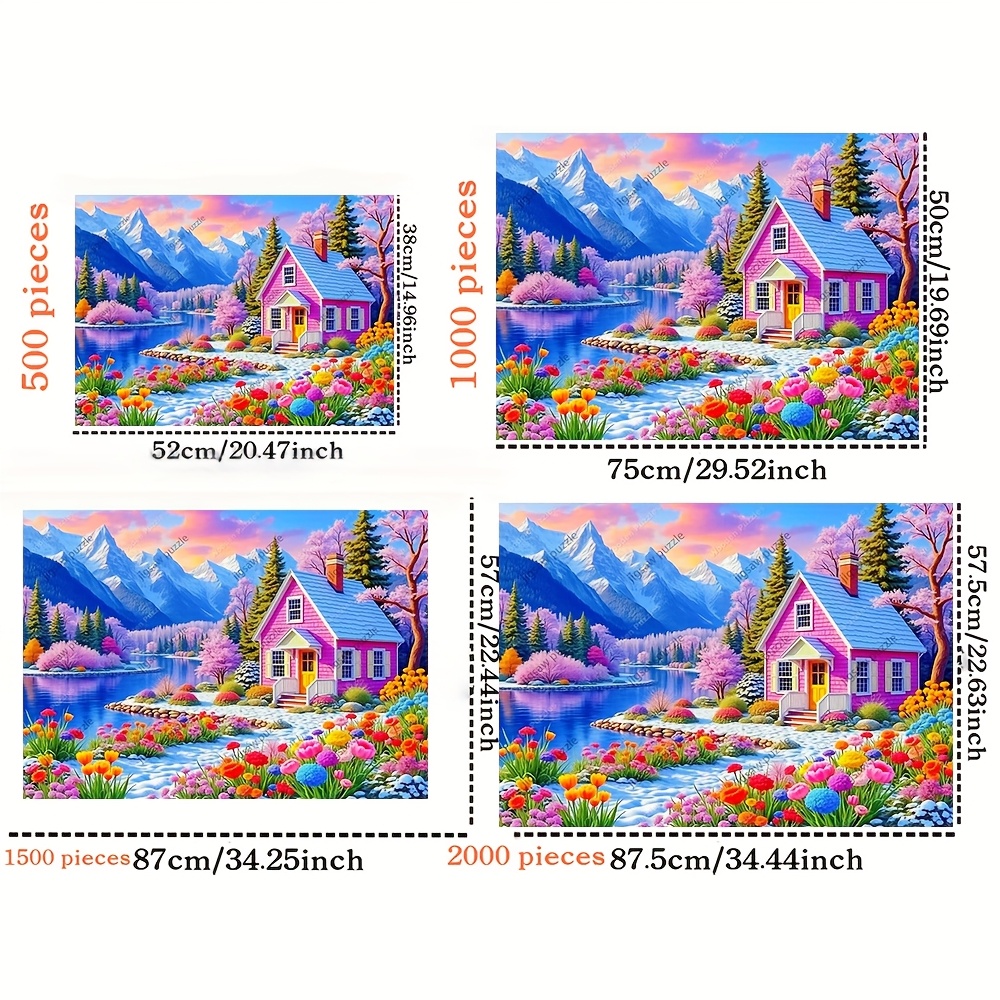 2000/1500/1000/500pcs Wooden J - Jigsaw Puzzle Adult avis et prix