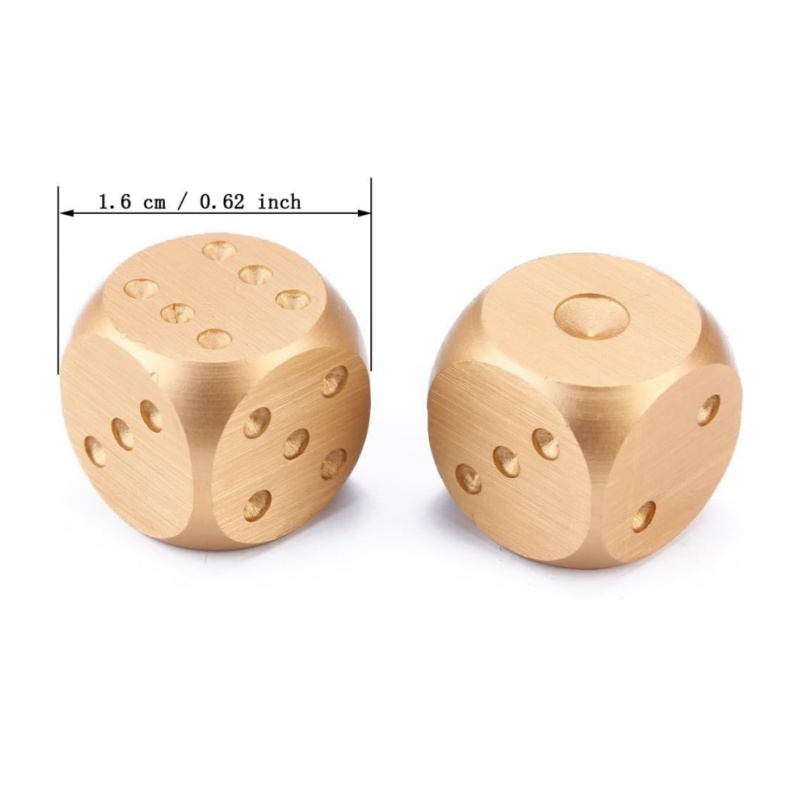 5pcs Precision Aluminum Alloy  - Dice Tower Wooden avis et prix