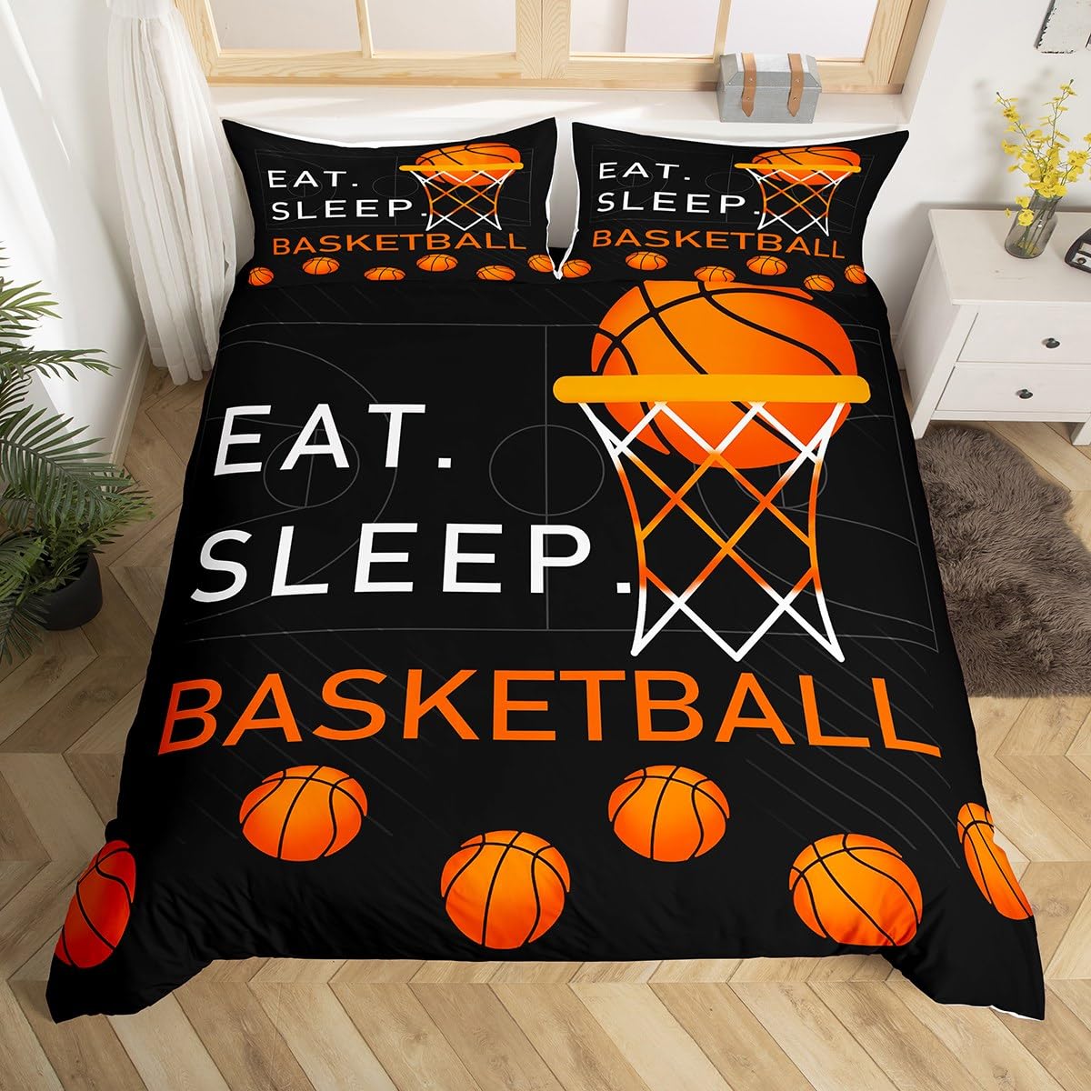 Basketball Duvet Cover Twin Qu - Board Game Nations avis et prix
