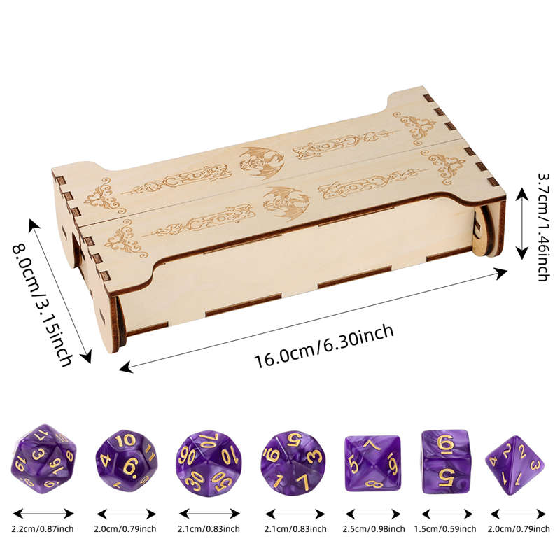 Wooden Fantasy Pterosaur Dice  - Dice Tower Wooden avis et prix