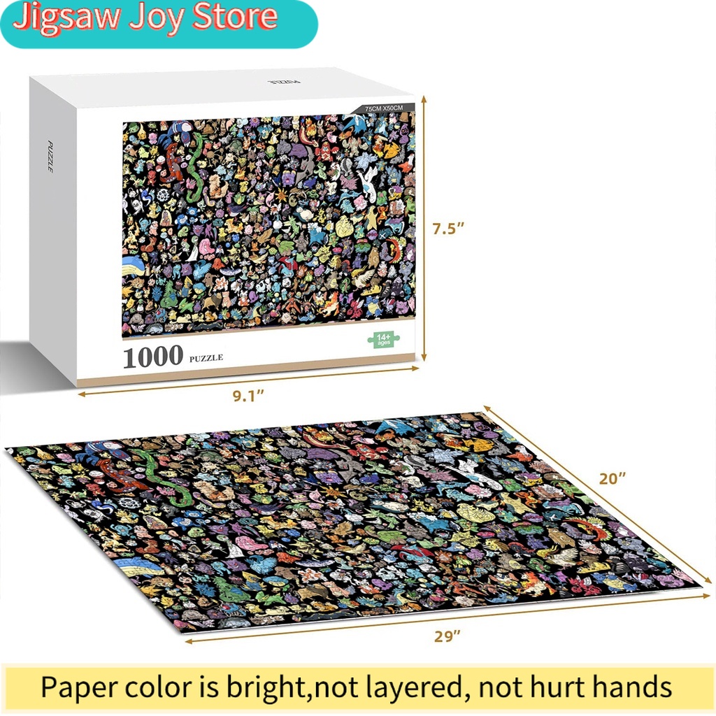 Pokémon Collage Anime High Qua - Jigsaw Puzzle Adult avis et prix