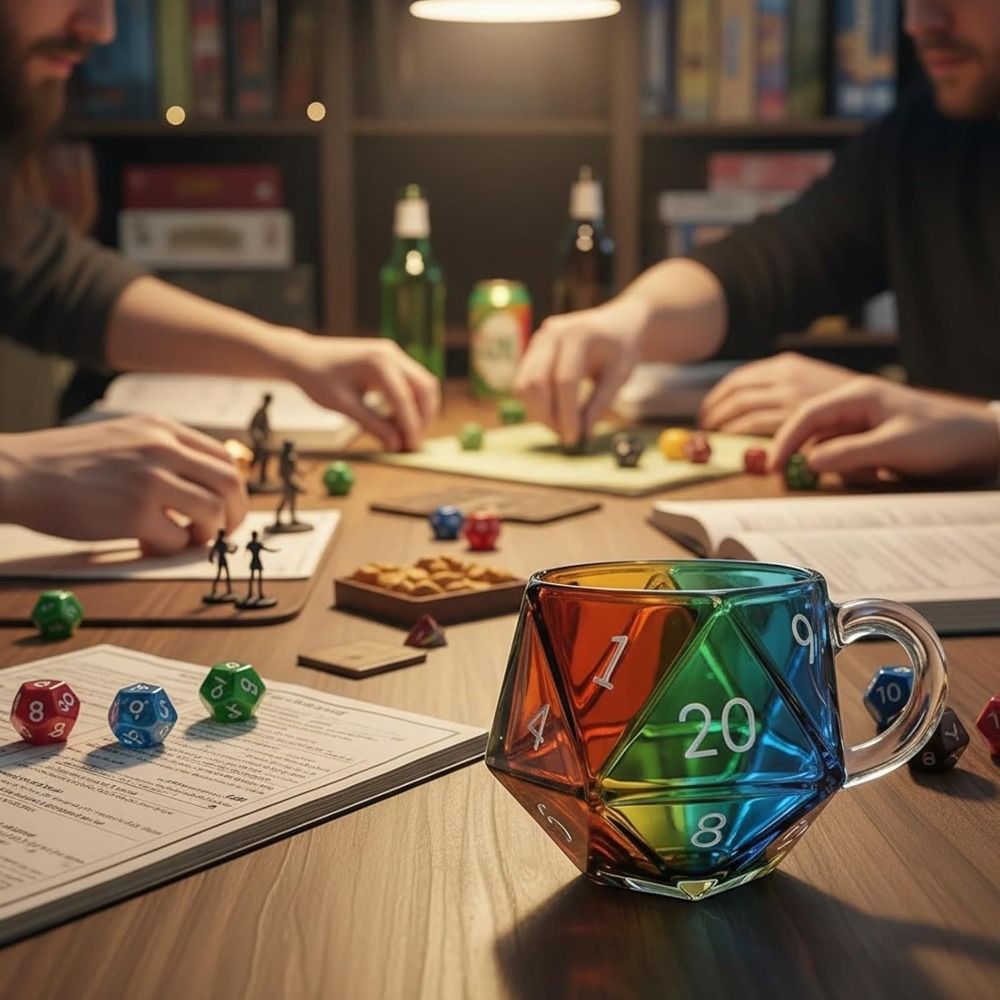 Transparent Glass Rainbow D20  - Board Game Pandemic avis et prix