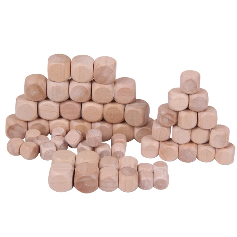 10pcs D6 6 Sided Blank Wood Di - Dice Tower Wooden avis et prix