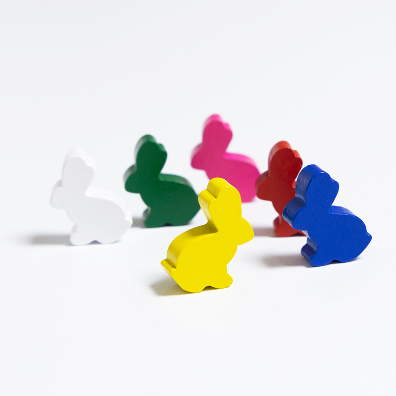 100PCS Cute Rabbit Meeple, 25m - Board Game Verdant avis et prix