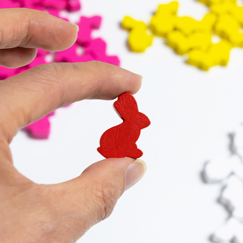 100PCS Cute Rabbit Meeple, 25m - Board Game Verdant avis et prix