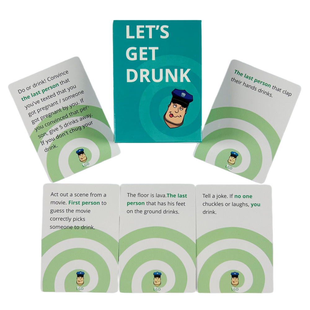 Let's Get Drunk Drinking Card  - Board Game For Couple avis et prix