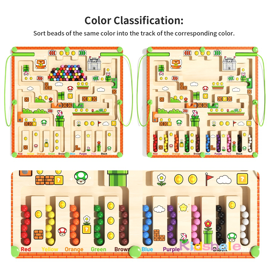 Montessori Maze Board Game Num - Board Game Idea avis et prix