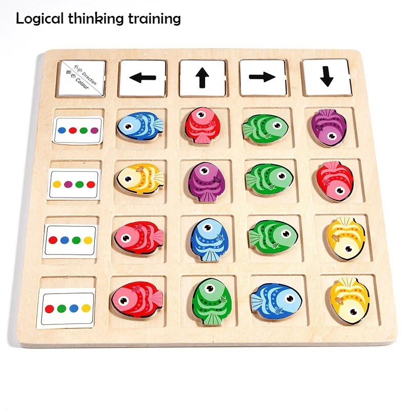Wooden Montessori Toys Childre - Board Game Idea avis et prix