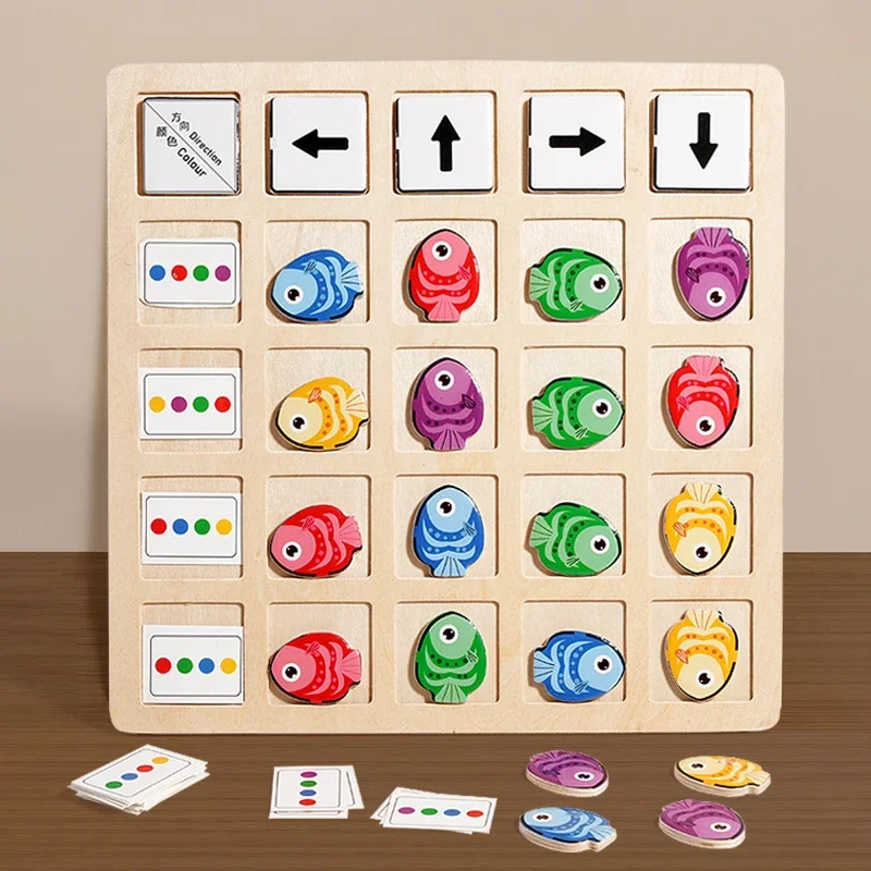 Wooden Montessori Toys Childre - Board Game Idea avis et prix