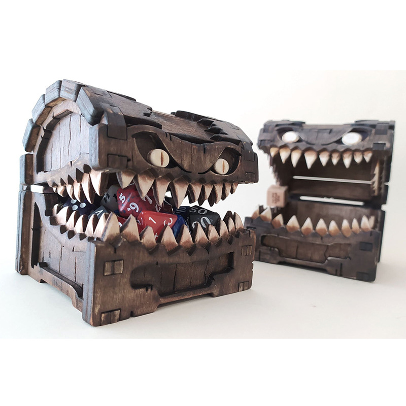 Mimic Chest for Dungeons and D - Dice Tower Wooden avis et prix