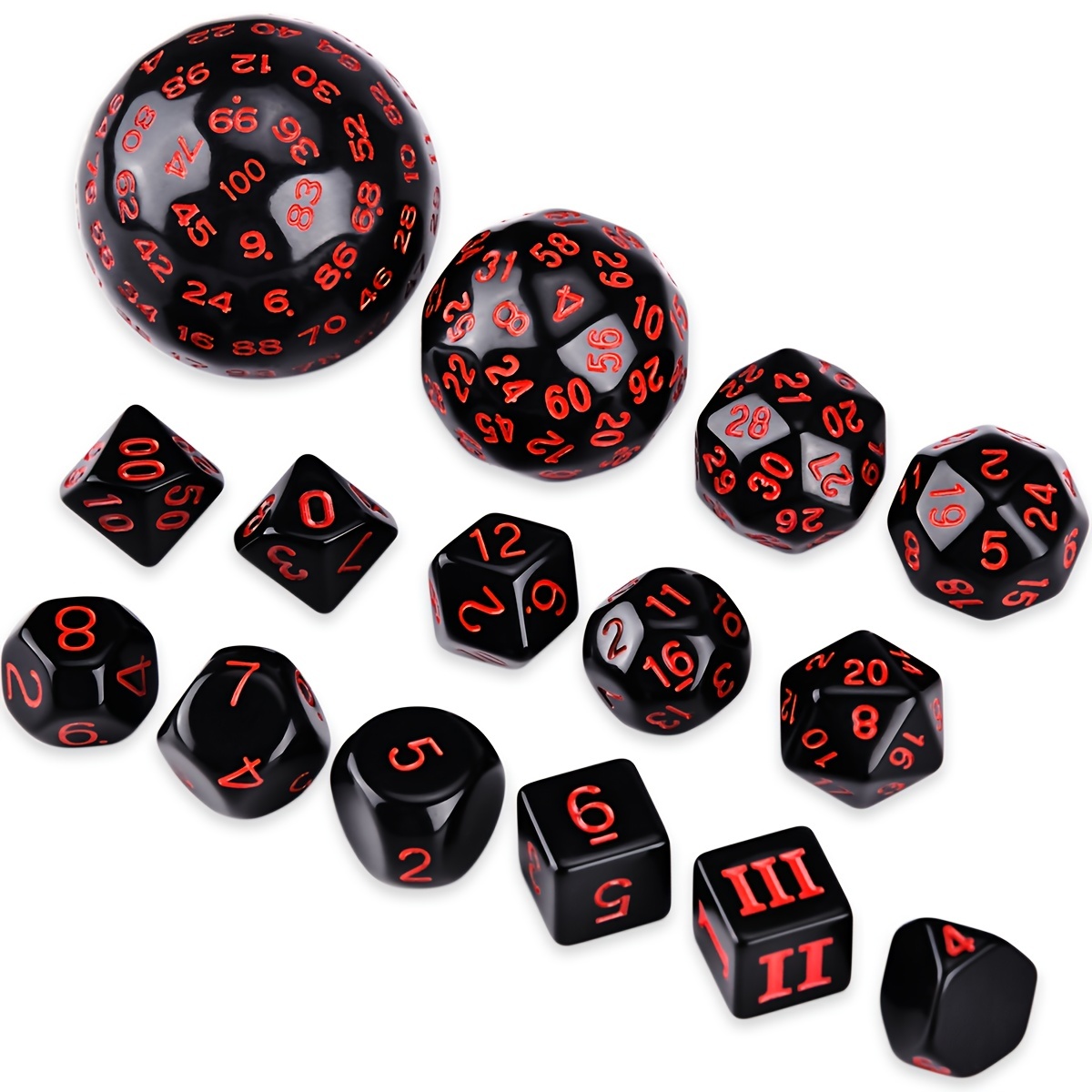 D3-D100 Black Base Polyhedral  - Board Game Pandemic avis et prix