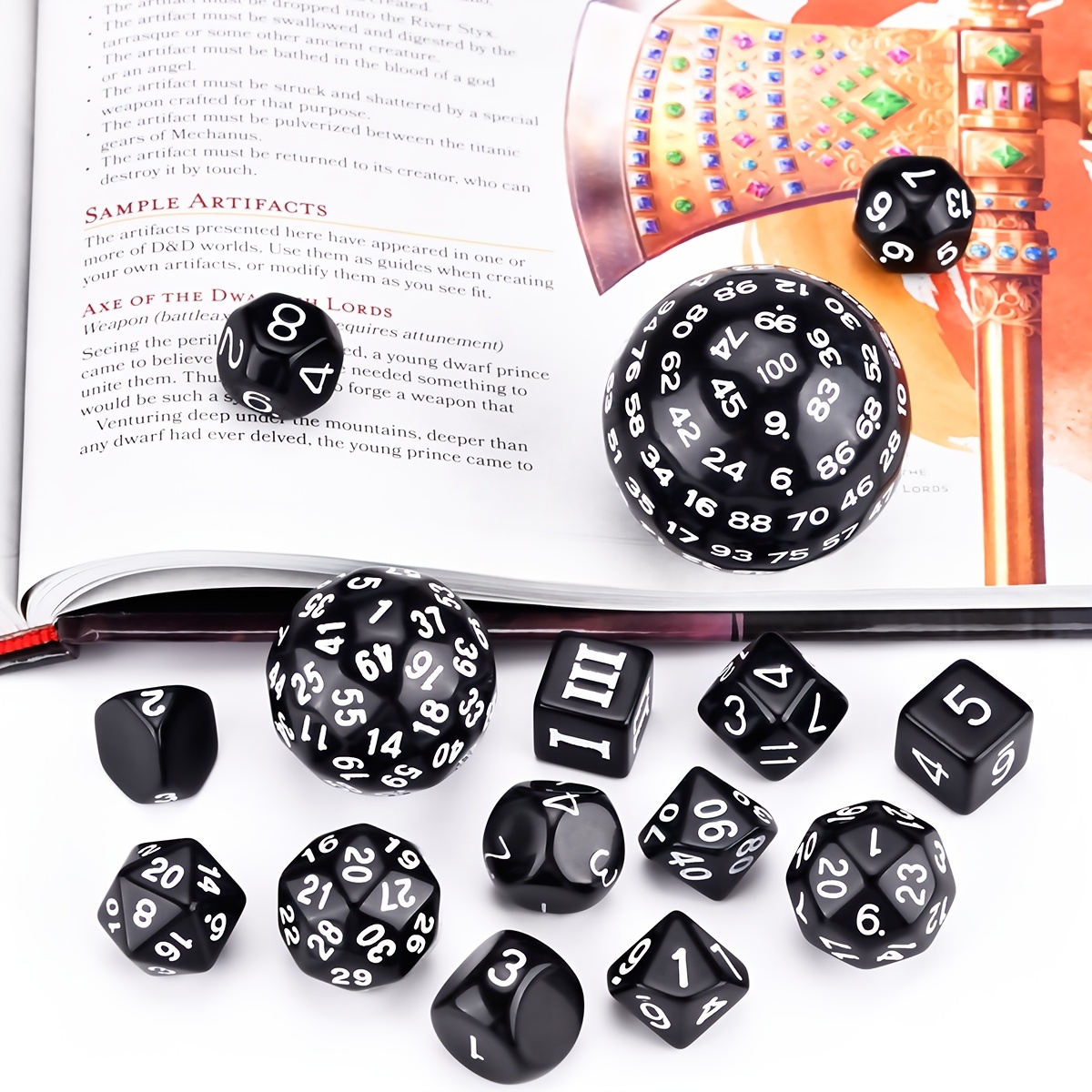 D3-D100 Black Base Polyhedral  - Board Game Pandemic avis et prix